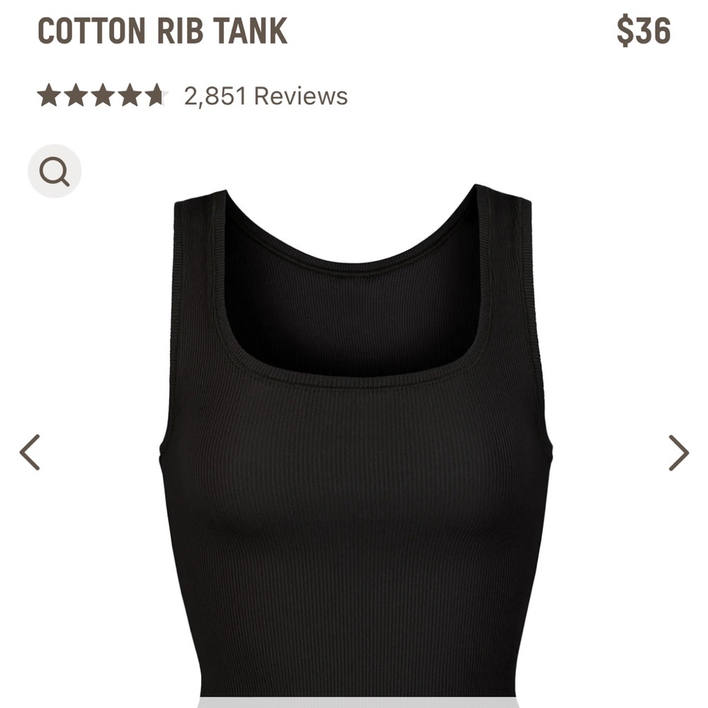 SKIMS — COTTON RIB TANK